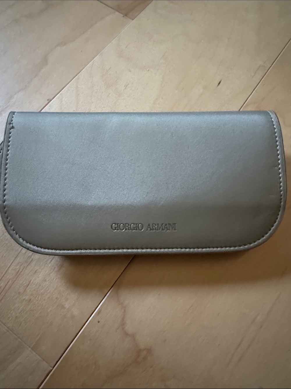 Giorgio Armani Silver-Gray Sunglasses Case